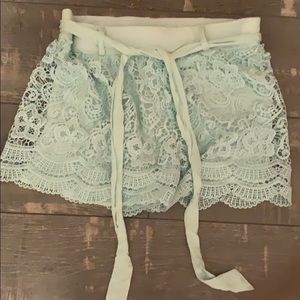 Rue21 mint green shorts